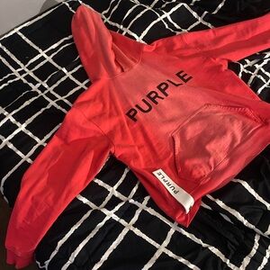 Red purple hoodie